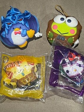 2024 Limited Edition McDonald's plush Yu-Gi-Oh! x Hello Kitty and friends 4 pcs
